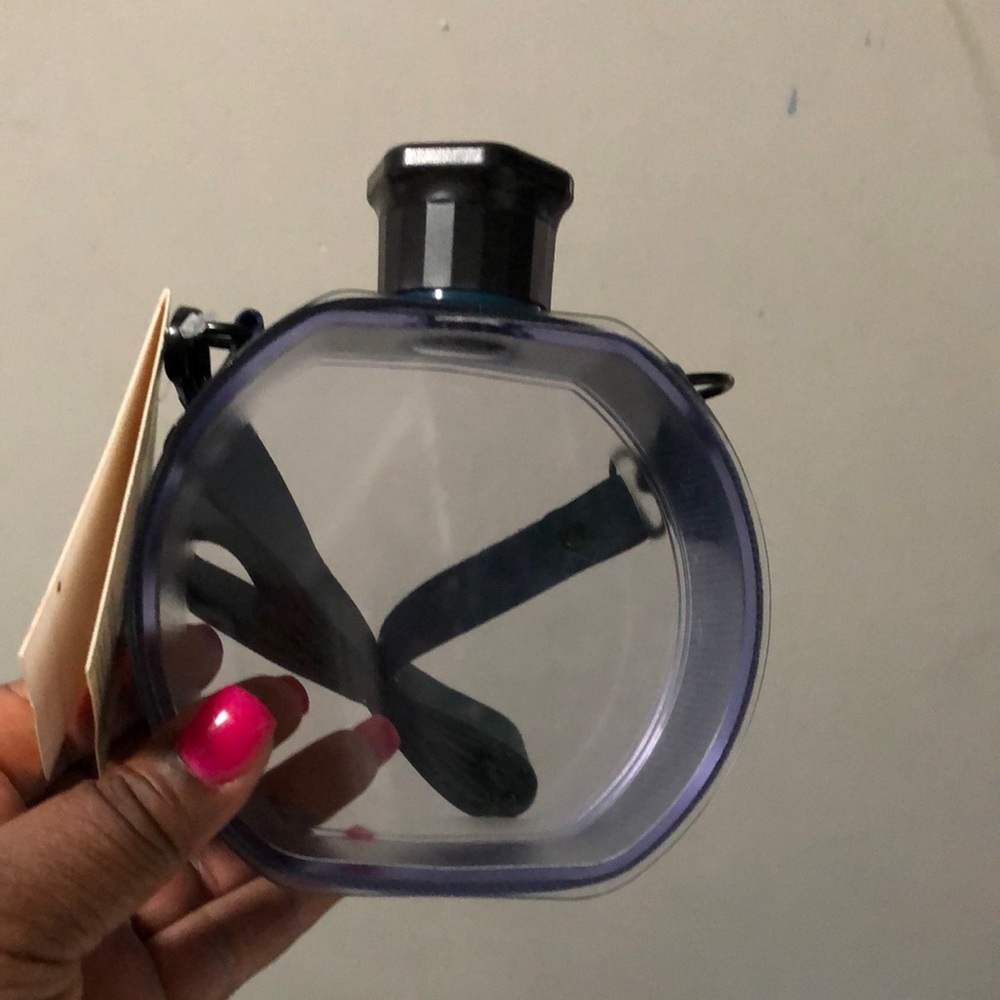 Clear Round Crossbody Bag with Black Strap